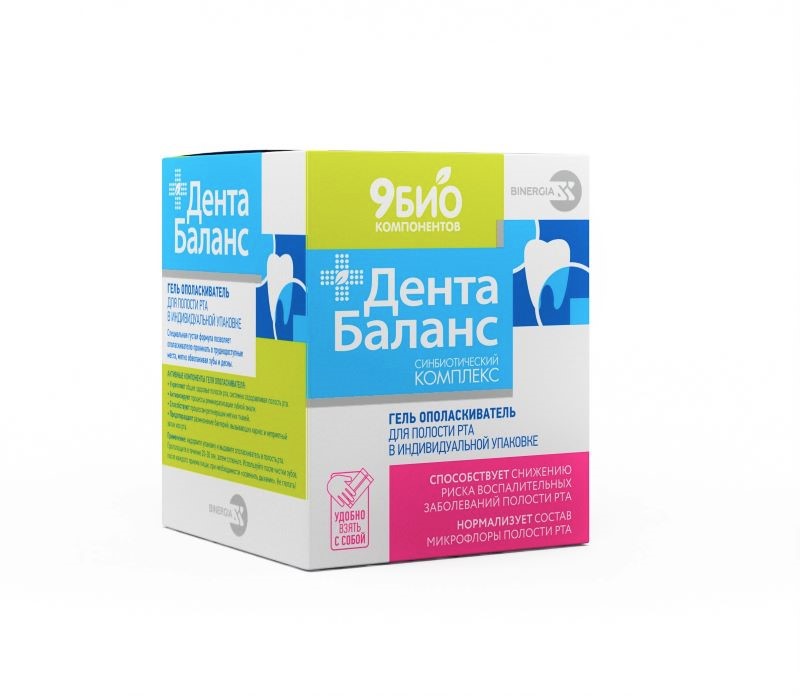 Denta Balance Гель-ополаскиватель для полости рта в индивидуальной упаковке